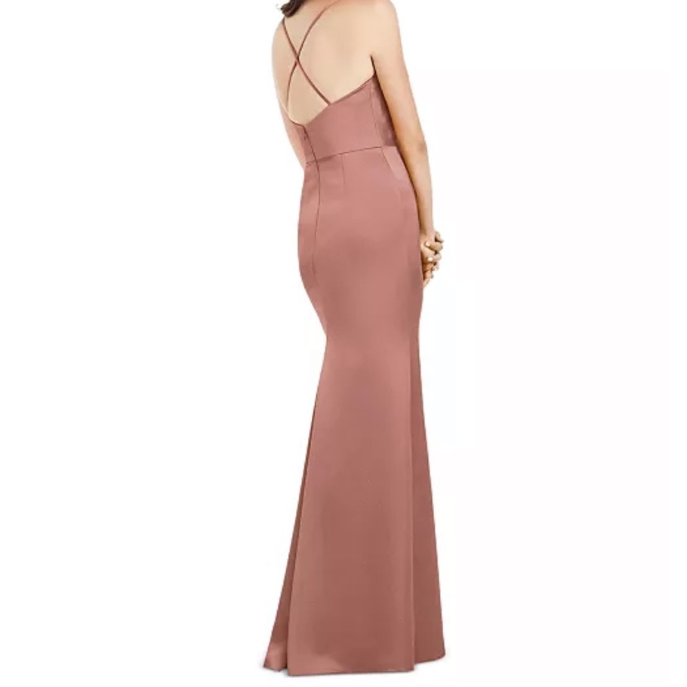 Dressy diamond Cowlneck Sleeveless Maxi Dress - Picture 3 of 5